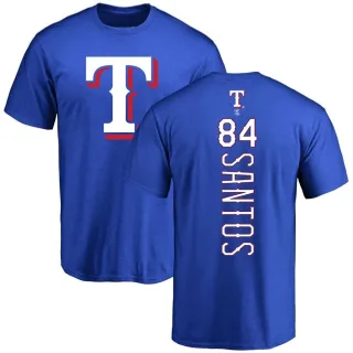 Men's Texas Rangers Winston Santos Royal Backer T-Shirt
