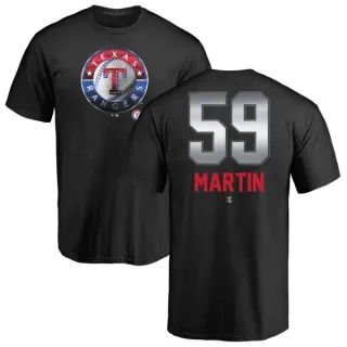 Youth Texas Rangers Brett Martin Black Midnight Mascot T-Shirt