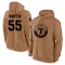 Youth Texas Rangers Chris Martin Brown 2023 Salute to Service Club Pullover Hoodie